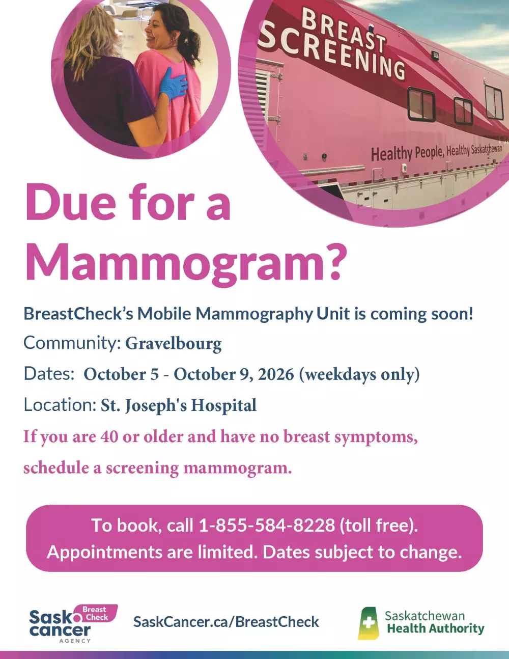 Mobile Mammography Unit @St. Joseph's Hospital