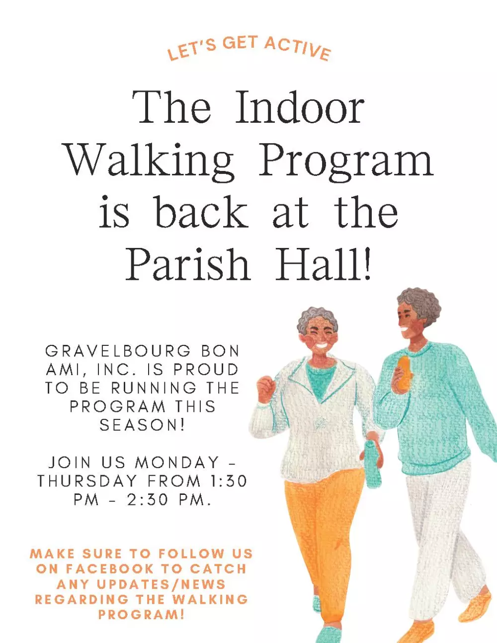 Indoor Walking Program Returns!