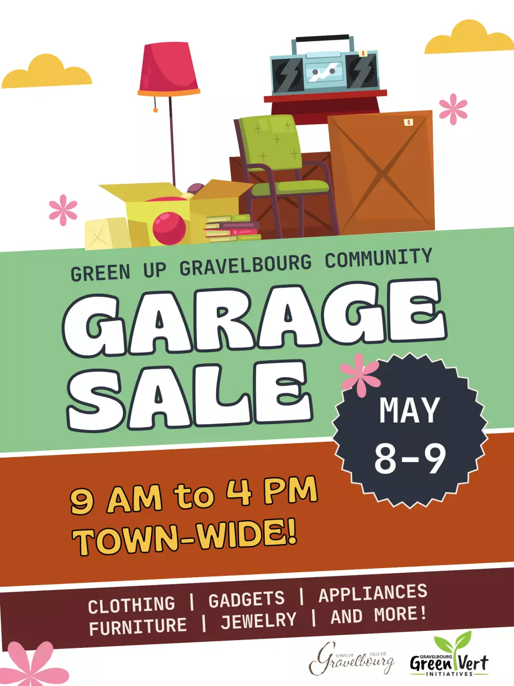 Green Up Gravelbourg Community Garage Sale Weekend