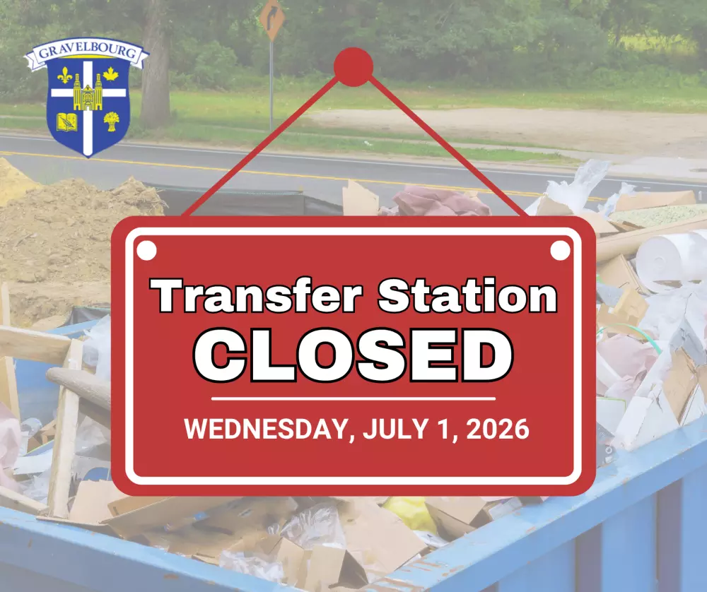 Transfer Station Closed on Wednesday, July 1