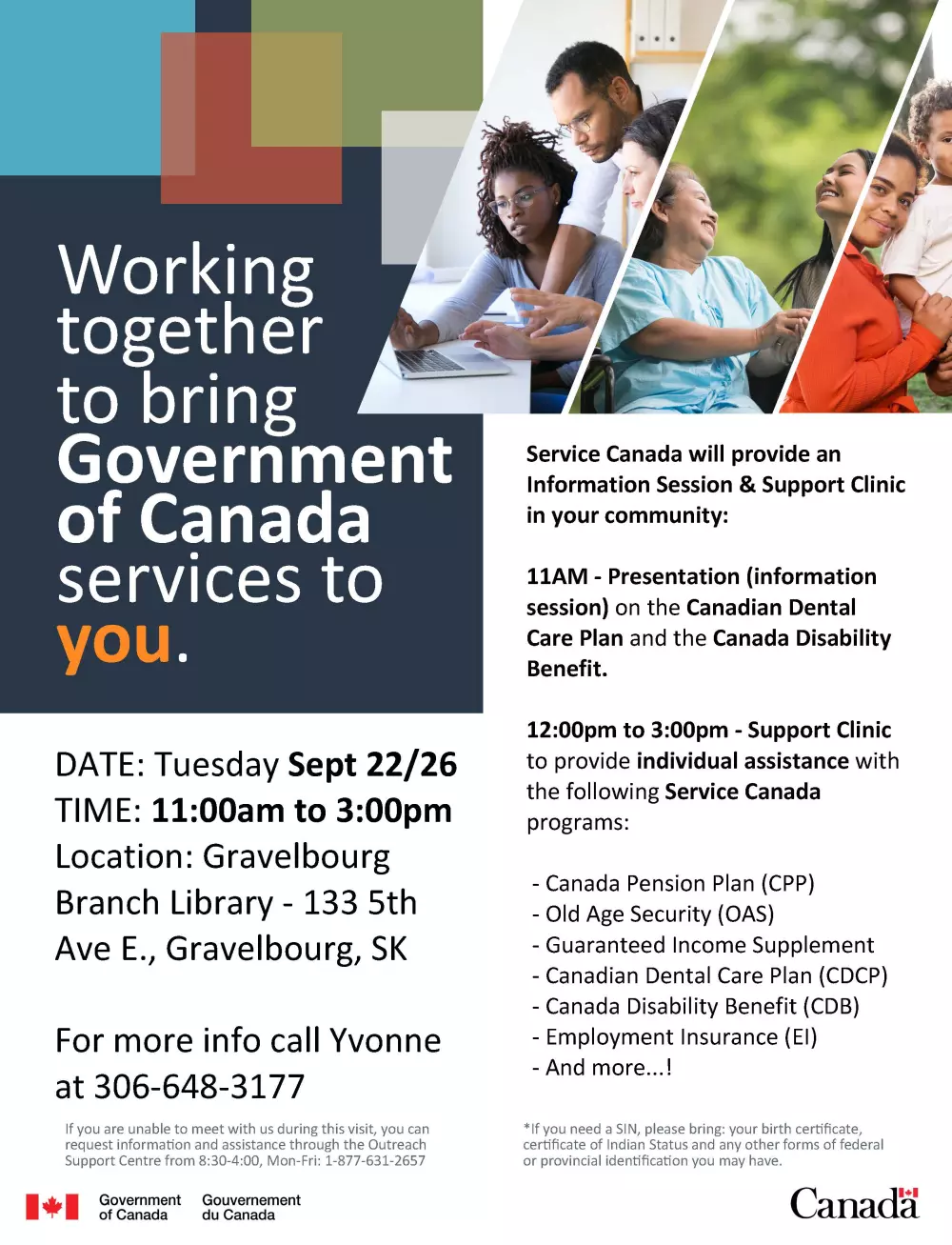Service Canada Workshop & Support Clinic