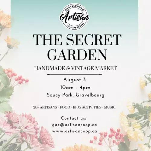 Gravelbourg Artisan Co-op 4th Annual Secret Garden Market