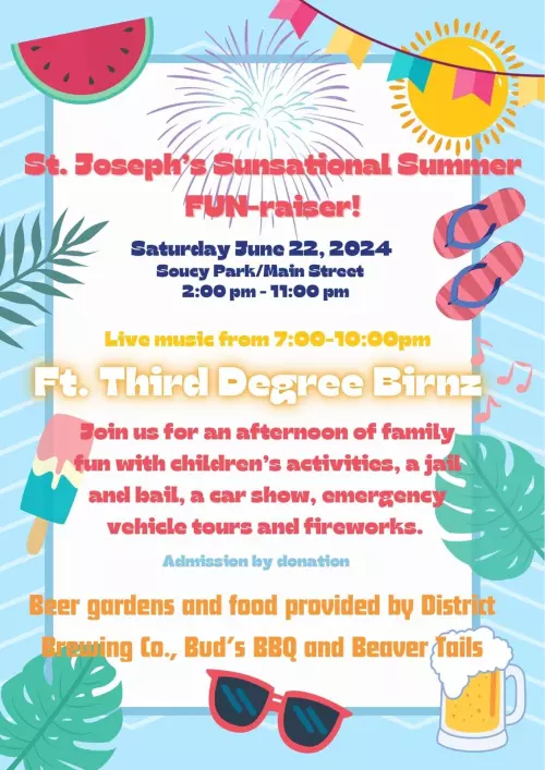 Join us for St Joe's Summer SUNsational FUNraiser on June 22!