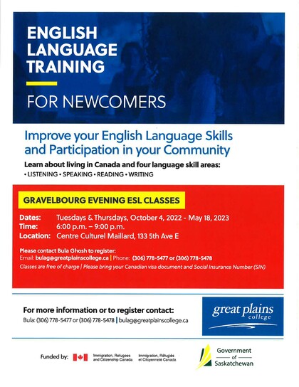 English Language Training for Newcomers
