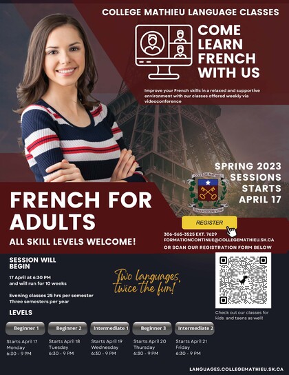 Learn French at College Mathieu!